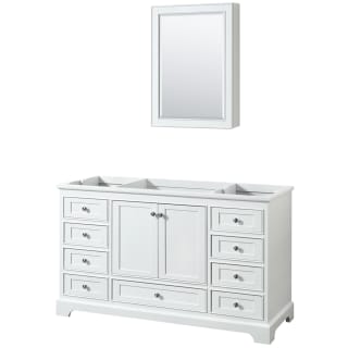 A thumbnail of the Wyndham Collection WCS202060SCXSXXMED White / Polished Chrome Hardware