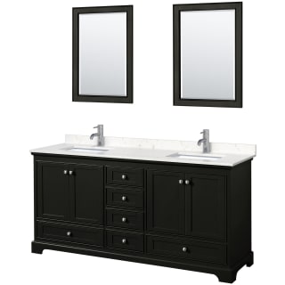 A thumbnail of the Wyndham Collection WCS202072D-VCA-M24 Dark Espresso / Carrara Cultured Marble Top / Polished Chrome Hardware