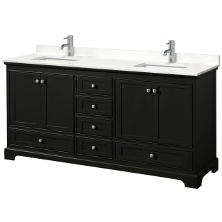 A thumbnail of the Wyndham Collection WCS202072D-QTZ-UNSMXX Dark Espresso / White Quartz Top / Polished Chrome Hardware