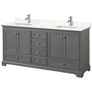 A thumbnail of the Wyndham Collection WCS202072D-QTZ-UNSMXX Dark Gray / Giotto Quartz Top / Polished Chrome Hardware