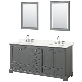 A thumbnail of the Wyndham Collection WCS202072D-QTZ-US3M24 Dark Gray / Giotto Quartz Top / Polished Chrome Hardware