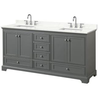 A thumbnail of the Wyndham Collection WCS202072D-QTZ-US3MXX Dark Gray / Giotto Quartz Top / Polished Chrome Hardware