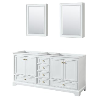 A thumbnail of the Wyndham Collection WCS202072DCXSXXMED White / Brushed Gold Hardware