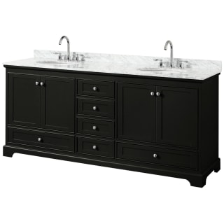 A thumbnail of the Wyndham Collection WCS202080DCMUNOMXX Dark Espresso / White Carrara Marble Top / Polished Chrome Hardware