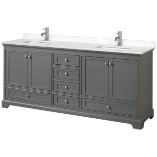 A thumbnail of the Wyndham Collection WCS202080D-VCA-MXX Dark Gray / Carrara Cultured Marble Top / Polished Chrome Hardware