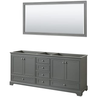 A thumbnail of the Wyndham Collection WCS202080DCXSXXM70 Dark Gray / Polished Chrome Hardware