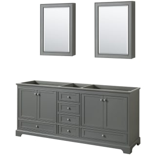 A thumbnail of the Wyndham Collection WCS202080DCXSXXMED Dark Gray / Polished Chrome Hardware