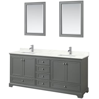 A thumbnail of the Wyndham Collection WCS202080D-QTZ-UNSM24 Dark Gray / Giotto Quartz Top / Polished Chrome Hardware