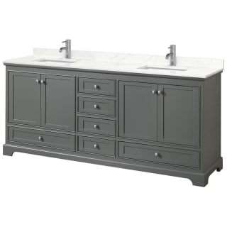 A thumbnail of the Wyndham Collection WCS202080D-QTZ-UNSMXX Dark Gray / Giotto Quartz Top / Polished Chrome Hardware