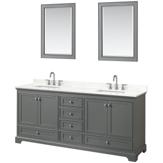 A thumbnail of the Wyndham Collection WCS202080D-QTZ-US3M24 Dark Gray / Giotto Quartz Top / Polished Chrome Hardware