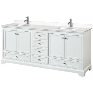 A thumbnail of the Wyndham Collection WCS202080D-VCA-MXX White / Carrara Cultured Marble Top / Polished Chrome Hardware
