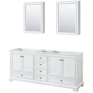 A thumbnail of the Wyndham Collection WCS202080DCXSXXMED White / Polished Chrome Hardware