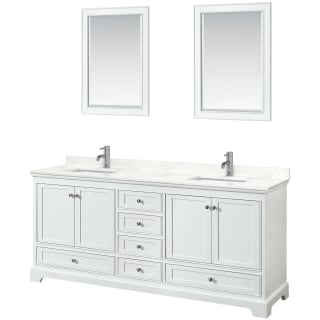 A thumbnail of the Wyndham Collection WCS202080D-QTZ-UNSM24 White / Giotto Quartz Top / Polished Chrome Hardware