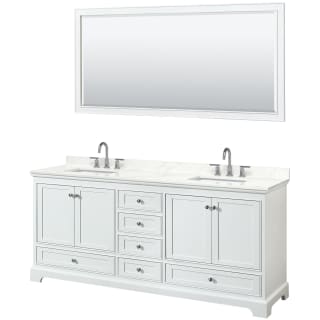 A thumbnail of the Wyndham Collection WCS202080D-QTZ-US3M70 White / Giotto Quartz Top / Polished Chrome Hardware