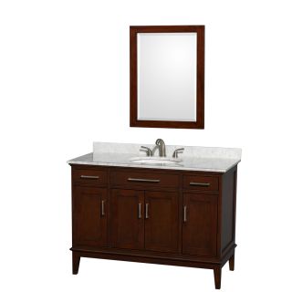 A thumbnail of the Wyndham Collection WCV161648SUNRM24 Dark Chestnut / Carrera Top