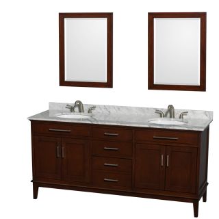 A thumbnail of the Wyndham Collection WCV161672DUNRM24 Dark Chestnut / Carrera Top