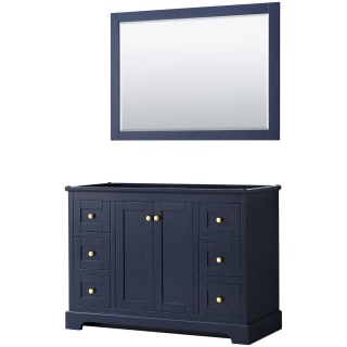 A thumbnail of the Wyndham Collection WCV232348SCXSXXM46 Dark Blue / Brushed Gold Hardware