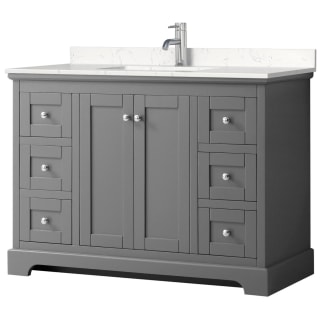 A thumbnail of the Wyndham Collection WCV232348S-VCA-MXX Dark Gray / Carrara Cultured Marble Top / Polished Chrome Hardware