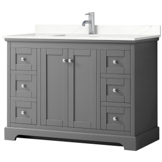 A thumbnail of the Wyndham Collection WCV232348S-QTZ-UNSMXX Dark Gray / Giotto Quartz Top / Polished Chrome Hardware