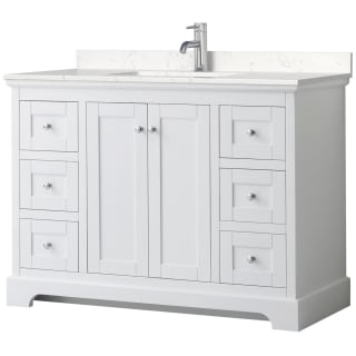 A thumbnail of the Wyndham Collection WCV232348S-VCA-MXX White / Carrara Cultured Marble Top / Polished Chrome Hardware