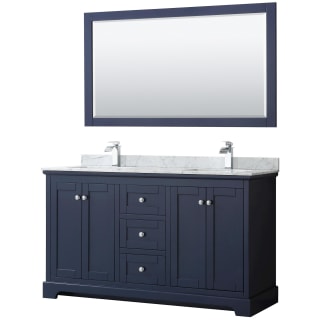 A thumbnail of the Wyndham Collection WCV232360DCMUNSM58 Dark Blue / Polished Chrome Hardware