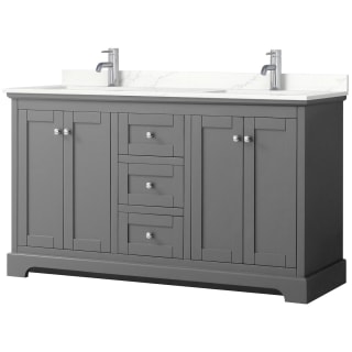 A thumbnail of the Wyndham Collection WCV232360D-QTZ-UNSMXX Dark Gray / Giotto Quartz Top / Polished Chrome Hardware