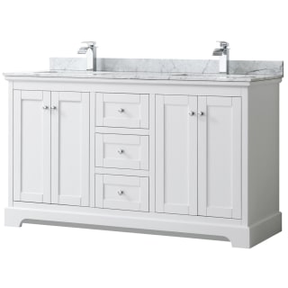 A thumbnail of the Wyndham Collection WCV232360DCMUNSMXX White / White Carrara Marble Top / Polished Chrome Hardware