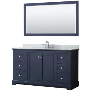 A thumbnail of the Wyndham Collection WCV232360SCMUNOM58 Dark Blue / Polished Chrome Hardware
