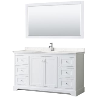 A thumbnail of the Wyndham Collection WCV232360S-VCA-M58 White / Carrara Cultured Marble Top / Polished Chrome Hardware