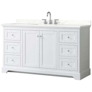 A thumbnail of the Wyndham Collection WCV232360S-QTZ-US3MXX White / Giotto Quartz Top / Polished Chrome Hardware