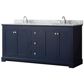 A thumbnail of the Wyndham Collection WCV232372DCMUNOMXX Dark Blue / Polished Chrome Hardware