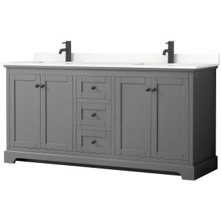 A thumbnail of the Wyndham Collection WCV232372D-QTZ-UNSMXX Dark Gray / Giotto Quartz Top / Matte Black Hardware