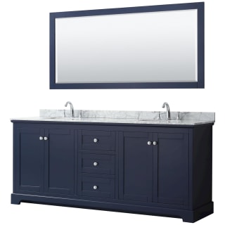 A thumbnail of the Wyndham Collection WCV232380DCMUNOM70 Dark Blue / Polished Chrome Hardware