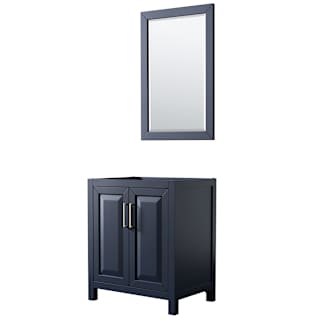 A thumbnail of the Wyndham Collection WCV252530SCXSXXM24 Dark Blue / Brushed Gold Hardware