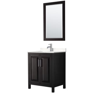 A thumbnail of the Wyndham Collection WCV252530S-VCA-M24 Dark Espresso / Carrara Cultured Marble Top / Polished Chrome Hardware