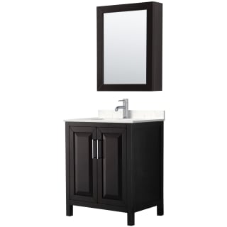 A thumbnail of the Wyndham Collection WCV252530S-VCA-MED Dark Espresso / Carrara Cultured Marble Top / Polished Chrome Hardware