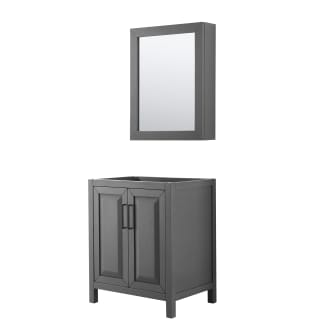 A thumbnail of the Wyndham Collection WCV252530SCXSXXMED Dark Gray / Matte Black Hardware