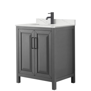 A thumbnail of the Wyndham Collection WCV252530S-QTZ-UNSMXX Dark Gray / Giotto Quartz Top / Matte Black Hardware