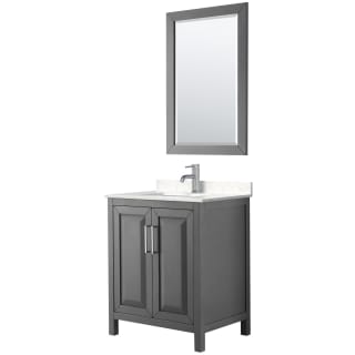 A thumbnail of the Wyndham Collection WCV252530S-VCA-M24 Dark Gray / Carrara Cultured Marble Top / Polished Chrome Hardware