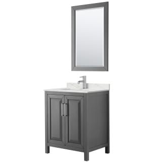 A thumbnail of the Wyndham Collection WCV252530S-QTZ-UNSM24 Dark Gray / Giotto Quartz Top / Polished Chrome Hardware