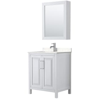 A thumbnail of the Wyndham Collection WCV252530S-VCA-MED White / Carrara Cultured Marble Top / Polished Chrome Hardware
