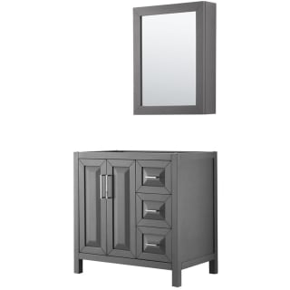 A thumbnail of the Wyndham Collection WCV252536SCXSXXMED Dark Gray / Polished Chrome Hardware