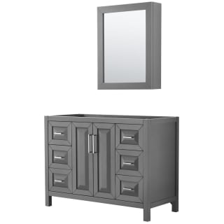 A thumbnail of the Wyndham Collection WCV252548SCXSXXMED Dark Gray / Polished Chrome Hardware