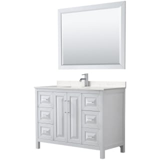 A thumbnail of the Wyndham Collection WCV252548S-VCA-M46 White / Carrara Cultured Marble Top / Polished Chrome Hardware
