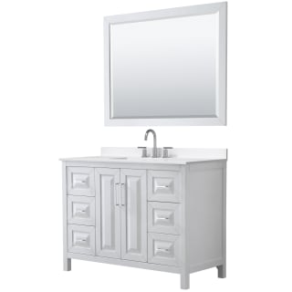 A thumbnail of the Wyndham Collection WCV252548S-QTZ-US3M46 White / White Quartz Top / Polished Chrome Hardware