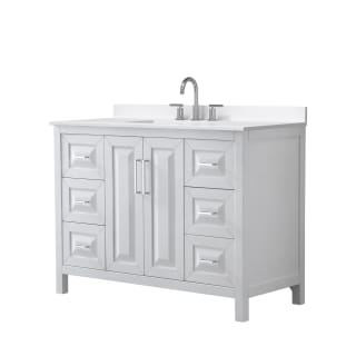 A thumbnail of the Wyndham Collection WCV252548S-QTZ-US3MXX White / White Quartz Top / Polished Chrome Hardware