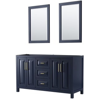 A thumbnail of the Wyndham Collection WCV252560DCXSXXM24 Dark Blue / Brushed Gold Hardware