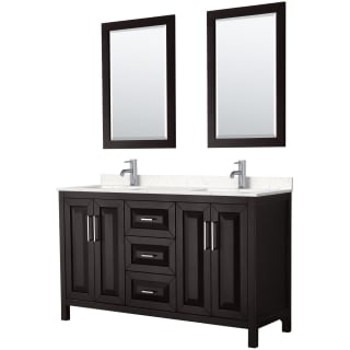 A thumbnail of the Wyndham Collection WCV252560D-VCA-M24 Dark Espresso / Carrara Cultured Marble Top / Polished Chrome Hardware