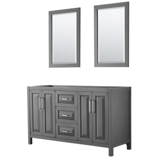 A thumbnail of the Wyndham Collection WCV252560DCXSXXM24 Dark Gray / Polished Chrome Hardware