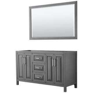 A thumbnail of the Wyndham Collection WCV252560DCXSXXM58 Dark Gray / Polished Chrome Hardware